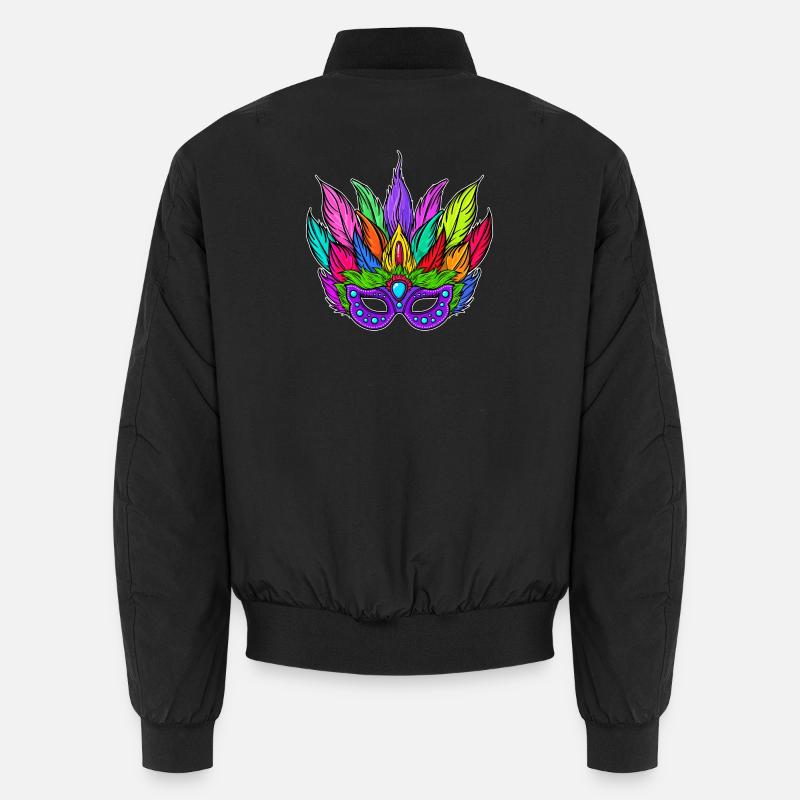 Masken Karneval Fasching Unisex Bomberjacke