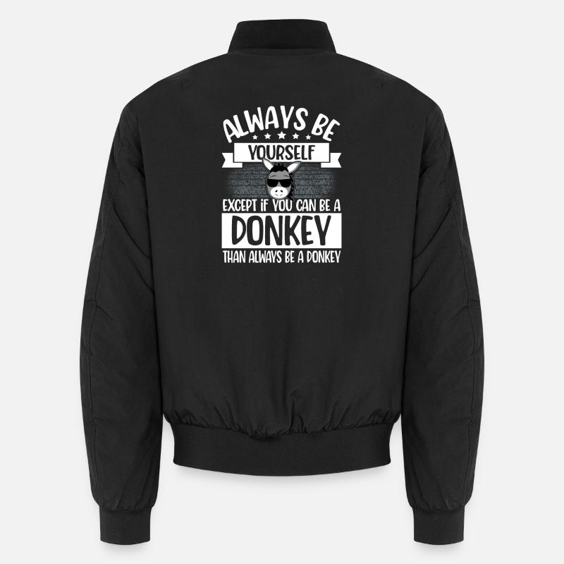Esel - Unisex Bomberjacke - Schwarz