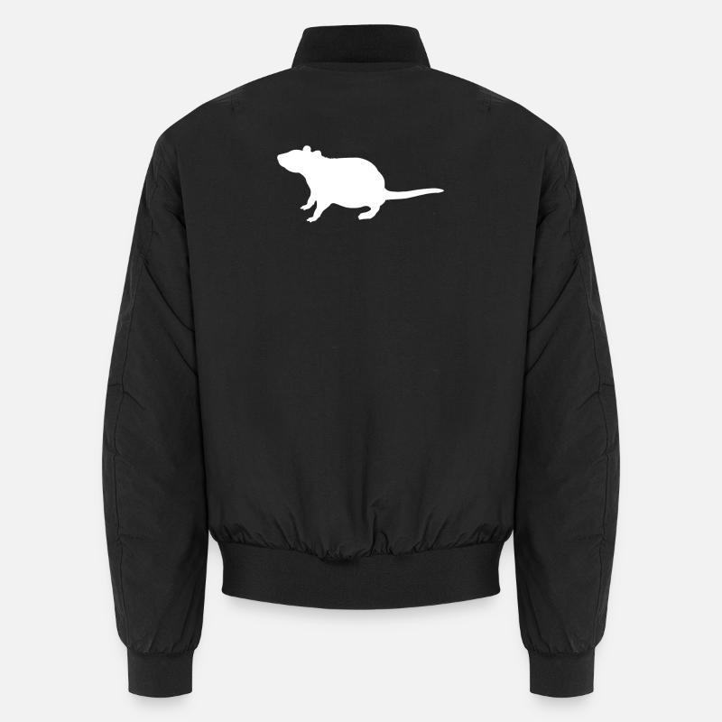 Ratte - Unisex Bomberjacke - Schwarz