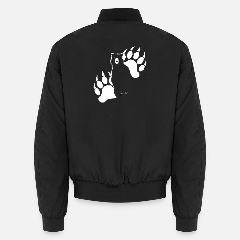 Grizzly Bear - Unisex Bomber Jacket - black