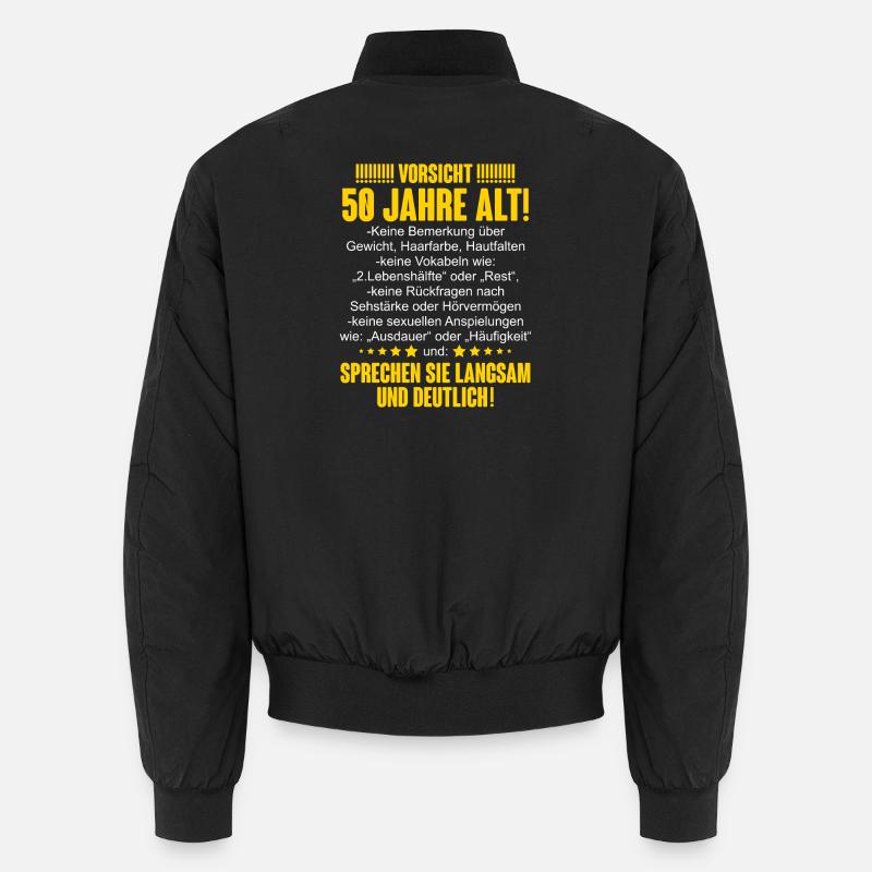 50. Geburtstag Unisex Bomberjacke