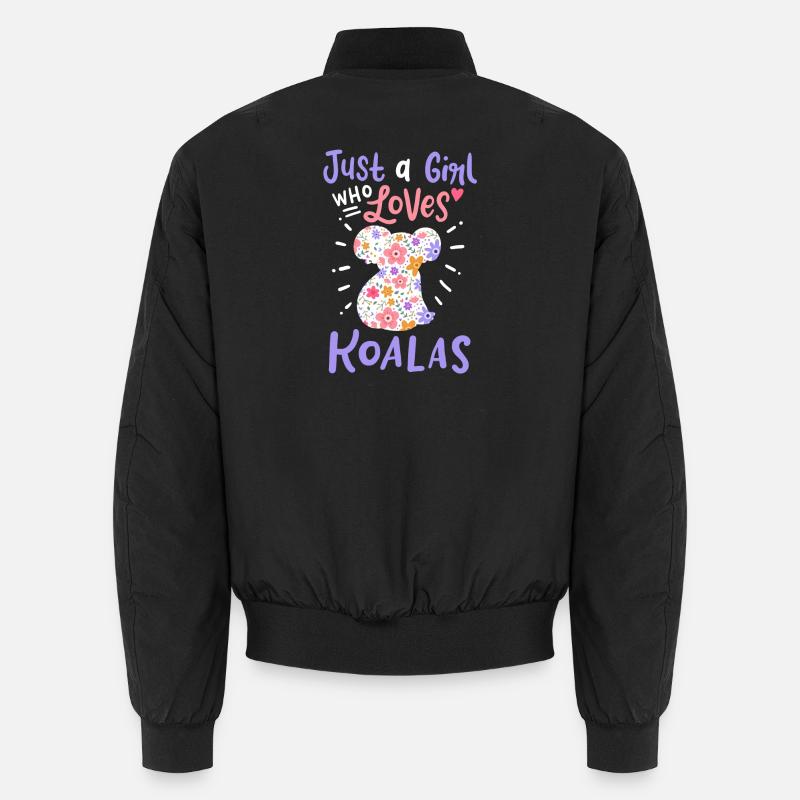 Koala Australier Koala-Liebhaber Unisex Bomberjacke