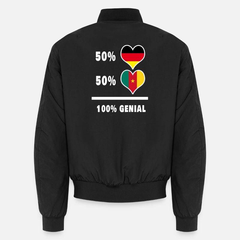 Germany and Cameroon 100% Ingenious / Gift Unisex Bomber Jacket