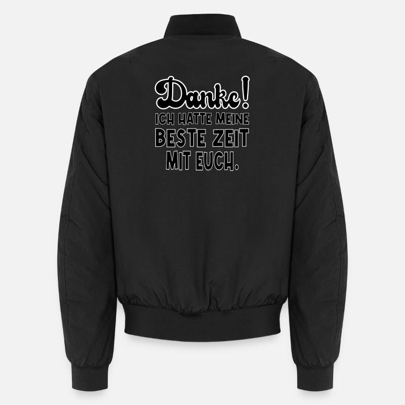 ABSCHIED TEAM - Unisex Bomberjacke - Schwarz