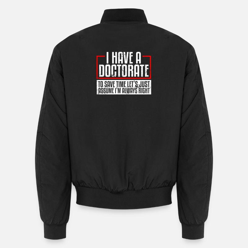 Doktorat PhD Doktorat Unisex Bomberjacke