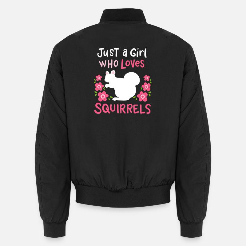 Eichhörnchen Eichhörnchen-Liebhaber Unisex Bomberjacke