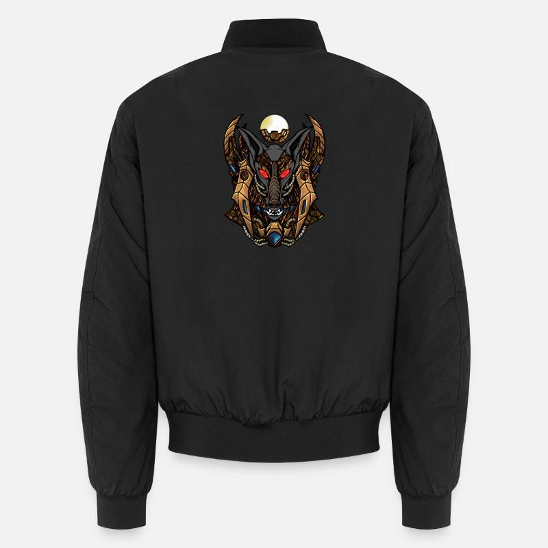 Anubis Steampunk - Unisex Bomberjacke - Schwarz