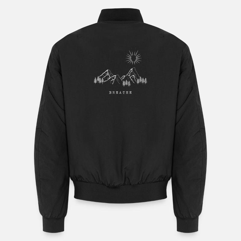 Mountain Landscape - Mointain Landscape Unisex Bomber Jacket