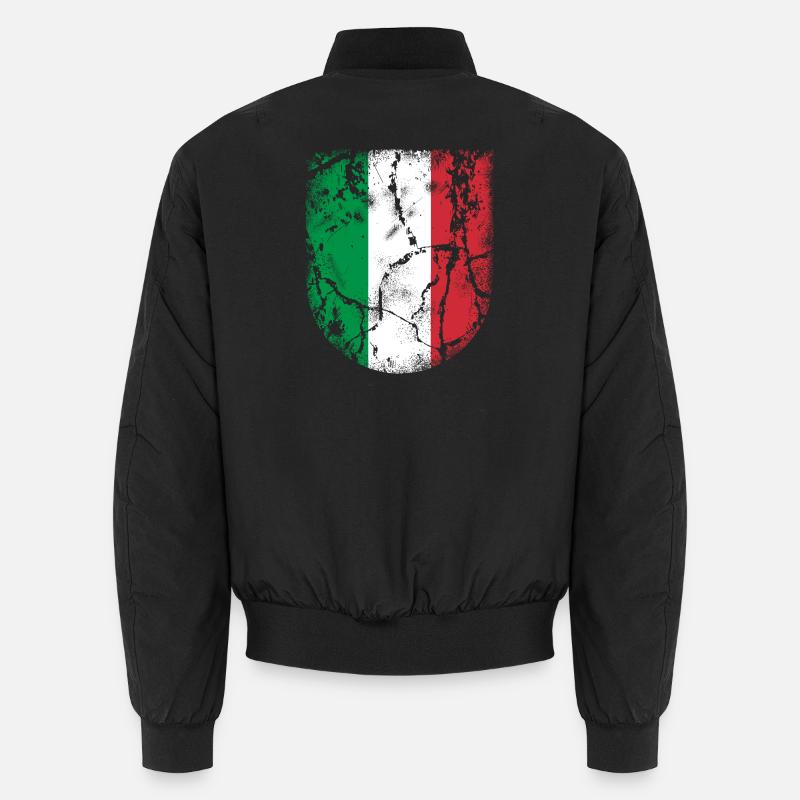 Italie Pavillon - Bomber unisexe - noir