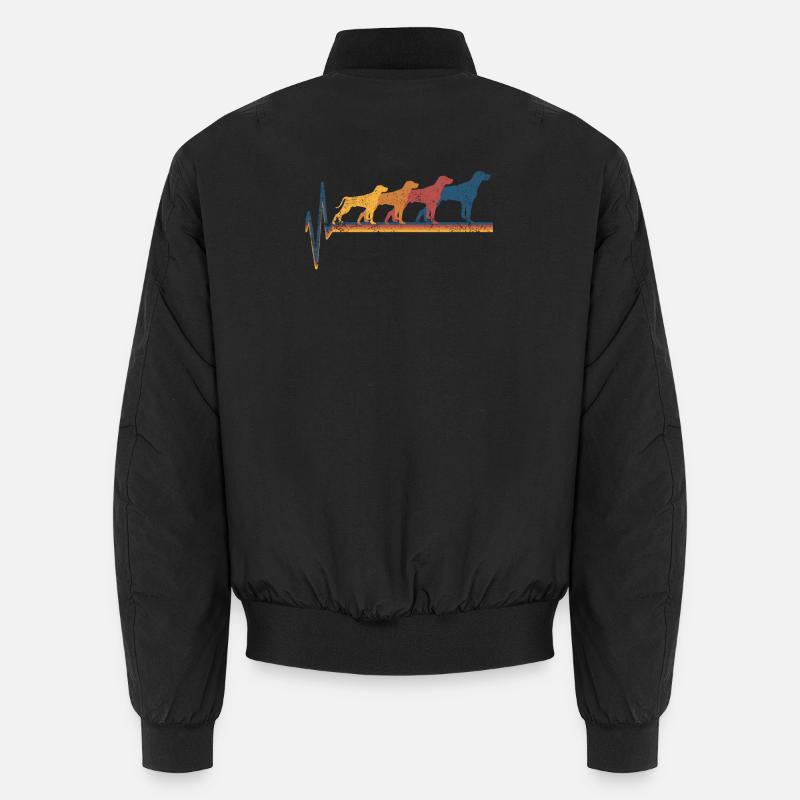 Weimaraner Weimaraner-Besitzer - Unisex Bomberjacke - Schwarz