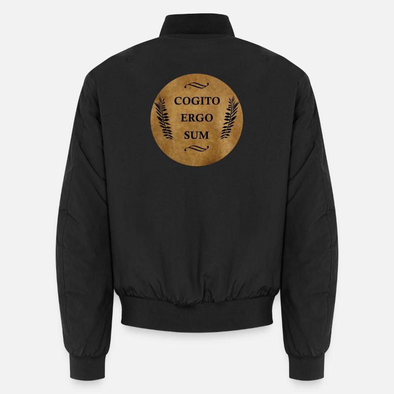 Cogito Ergo Sum - Unisex Bomberjacke - Schwarz