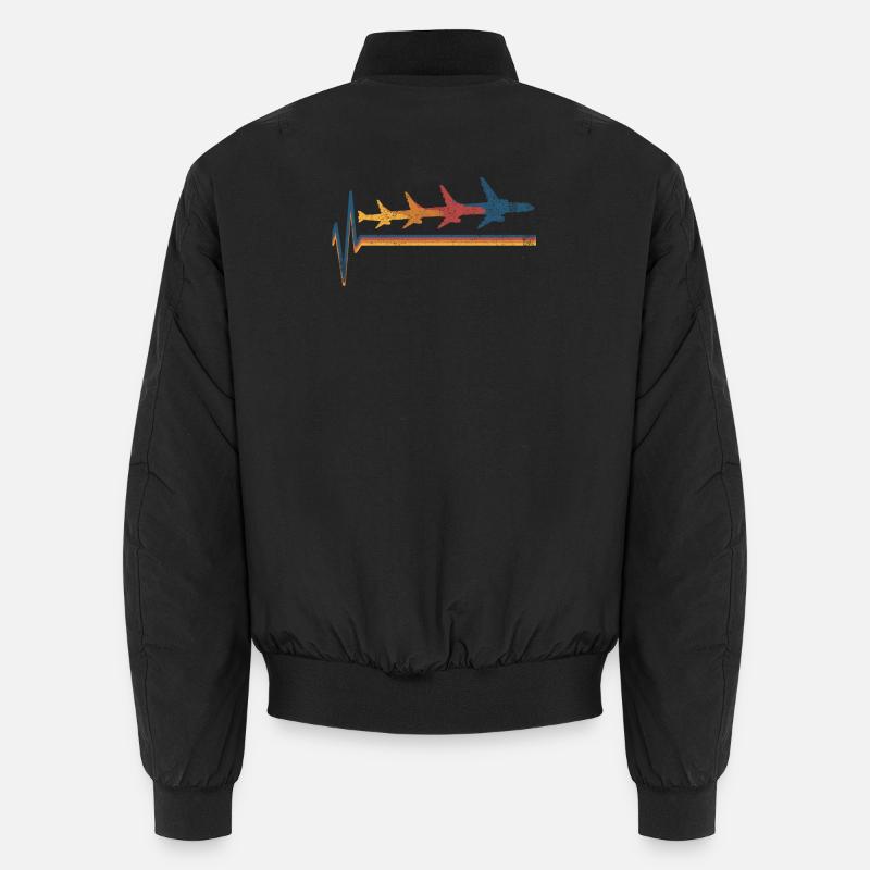 Flugzeug Flieger Luftfahrt Unisex Bomberjacke