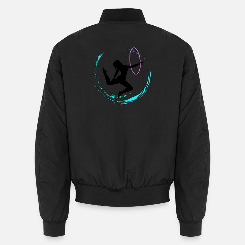 Rhythmic Gymnastics - Unisex Bomber Jacket - black
