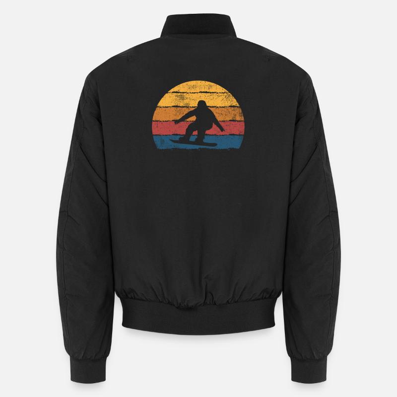 Snowboarden Snowboard Snowboarder Unisex Bomberjacke