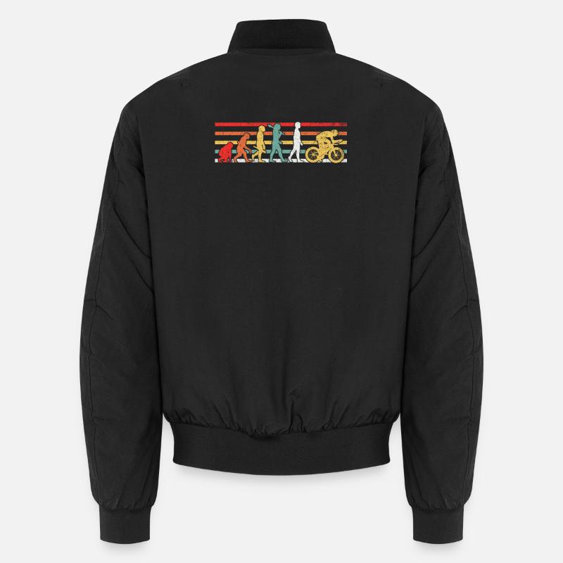 Radfahren Radfahrer - Unisex Bomberjacke - Schwarz