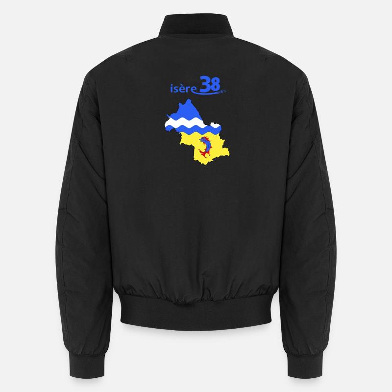 Isère - Bomber unisexe - noir