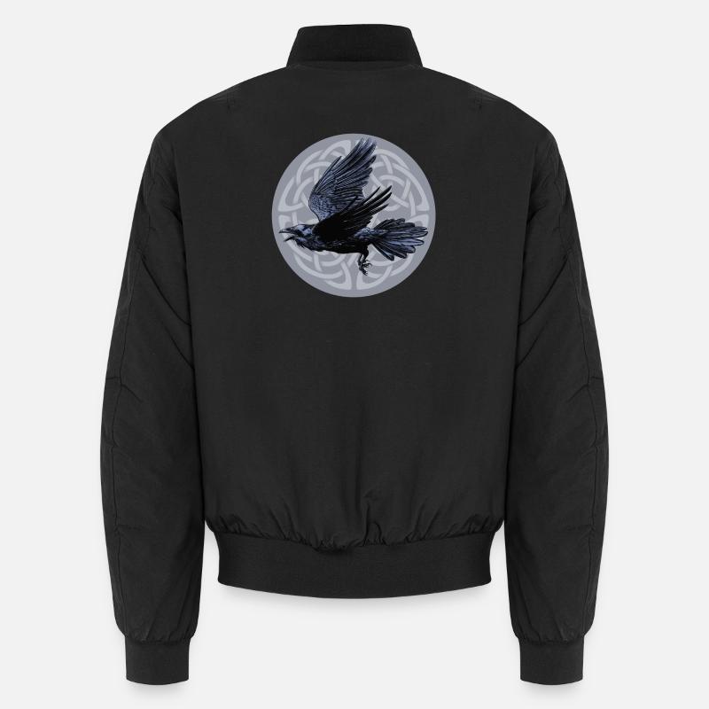 Raven Moon Unisex Bomber Jacket