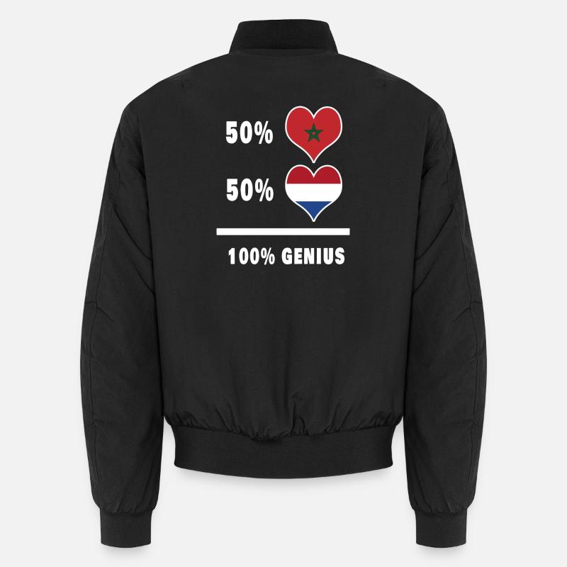 Marokko und Niederlande genial / Geschenk Unisex Bomberjacke