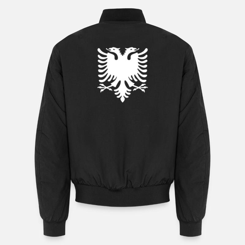 Albania - Unisex Bomberjacke - Schwarz