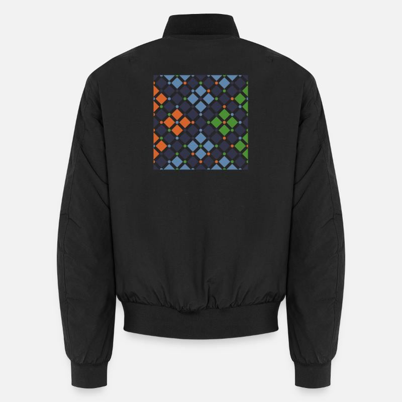Andalusian Tiles 11 (Alhambra, Granada) - Unisex Bomber Jacket - black