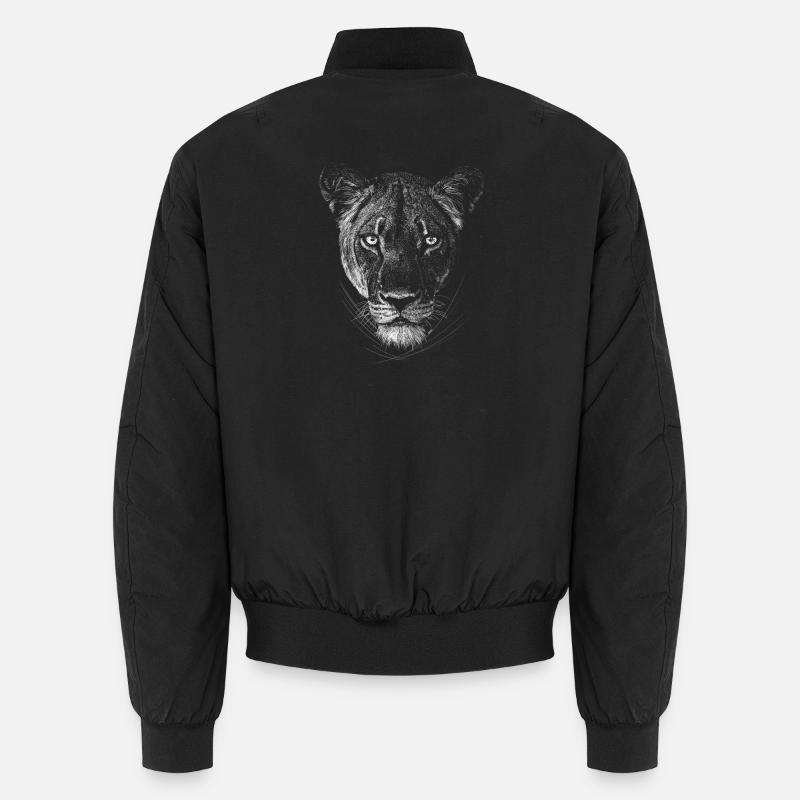 Lioness - Unisex Bomber Jacket - black