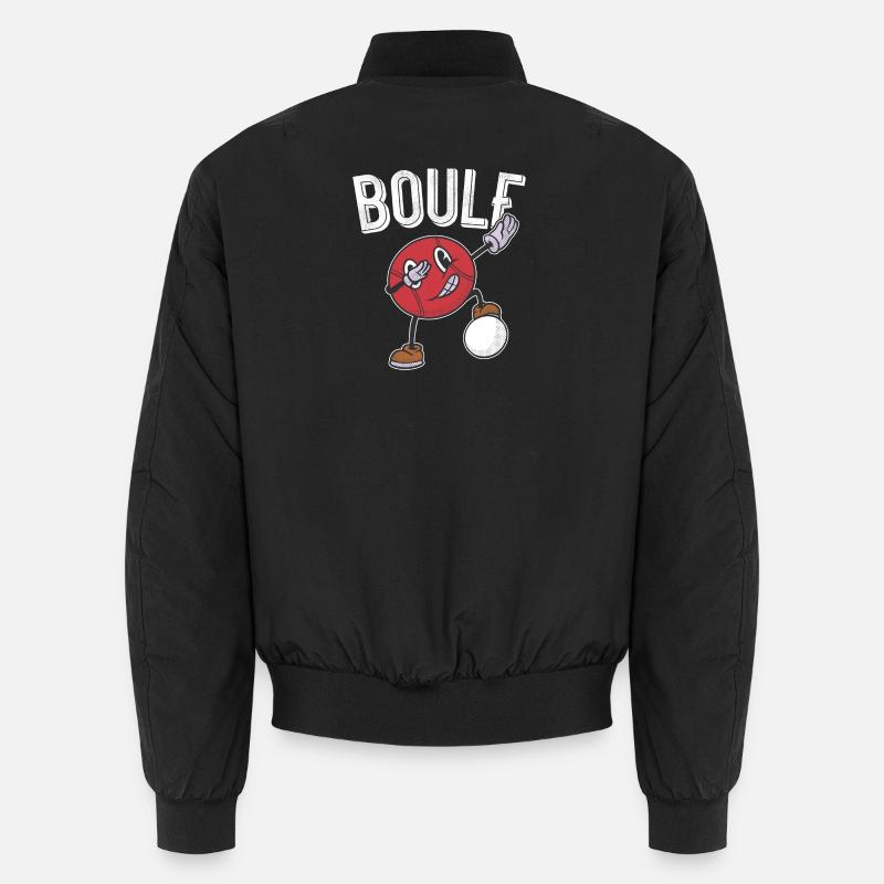 Boule Ball Pétanque Outfit for Bouler Boules Unisex Bomber Jacket