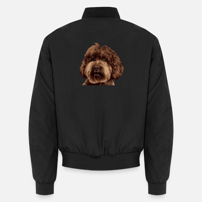 Schnoodle Doodle Dog Unisex Bomberjacke