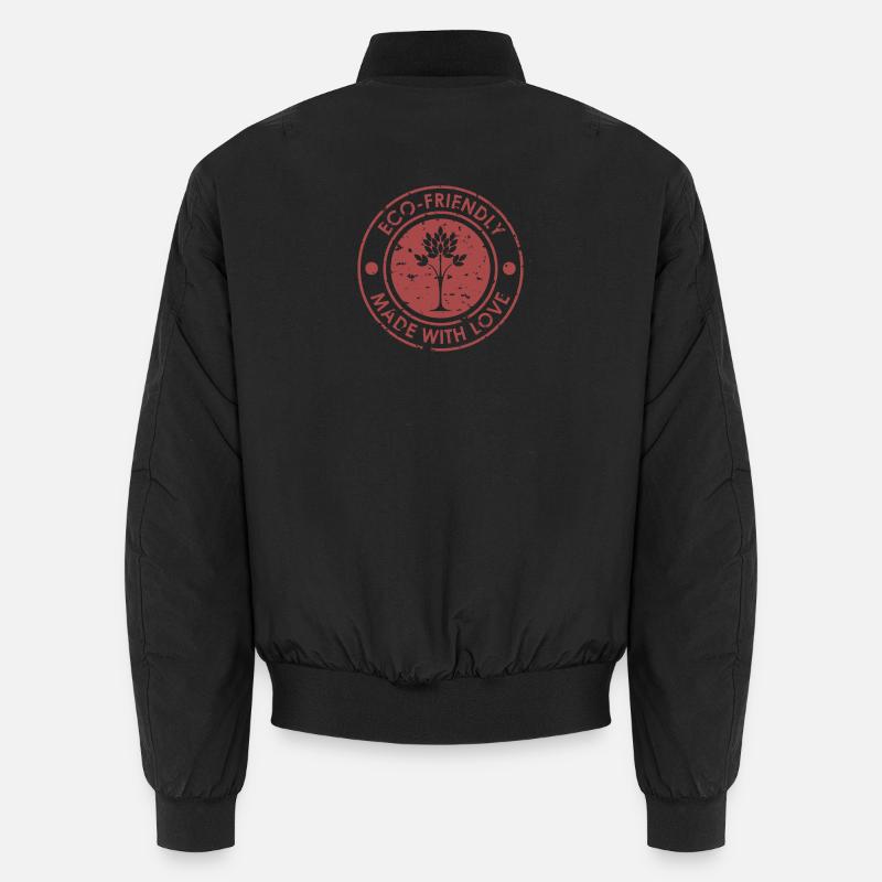 Eco-Friendly Tree Emblem Design Unisex Bomber Jacket