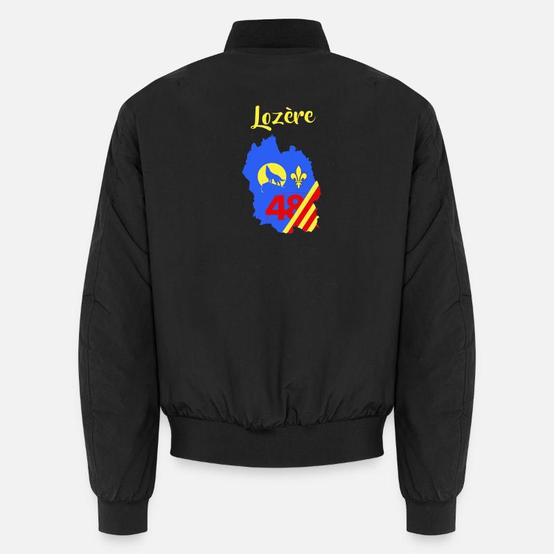 Lozère - Unisex Bomber Jacket - black