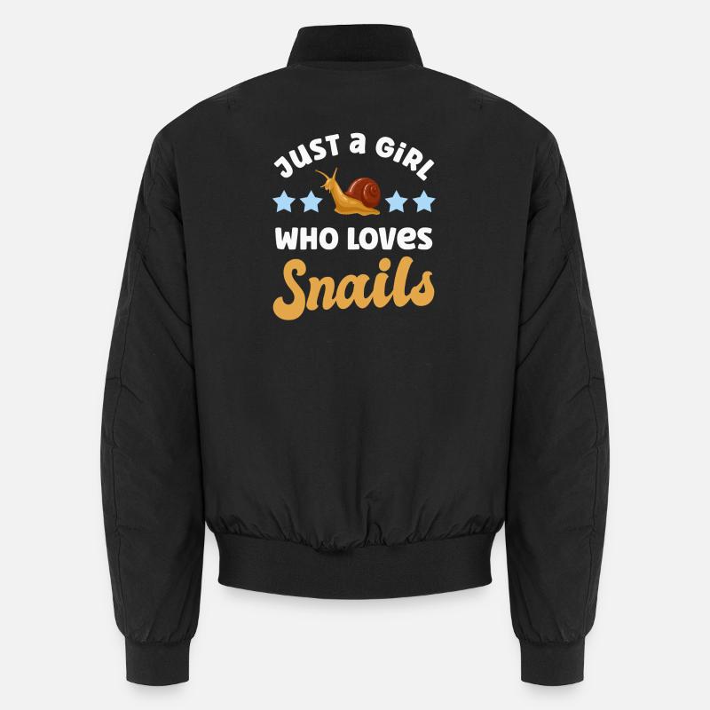 Snail snails Unisex Bomber Jacket