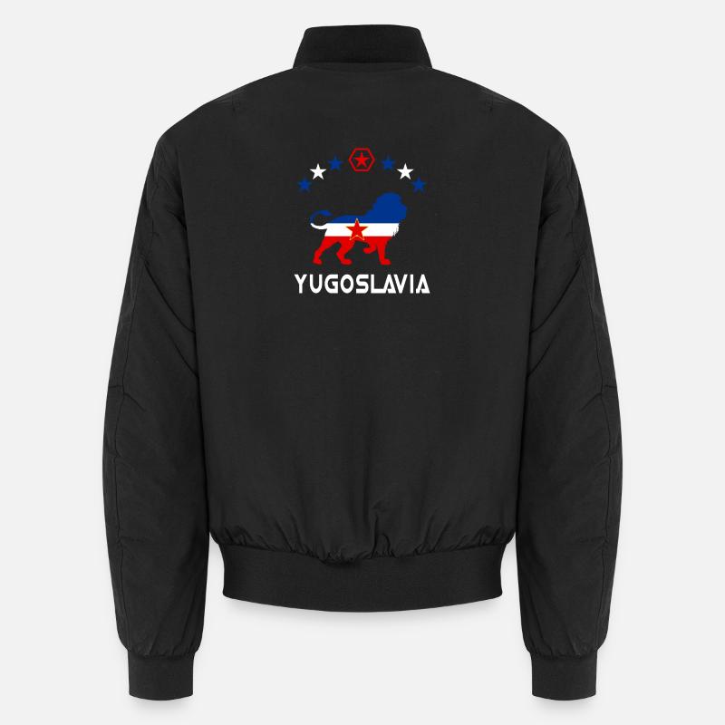 Yugoslavia lion design Unisex Bomber Jacket