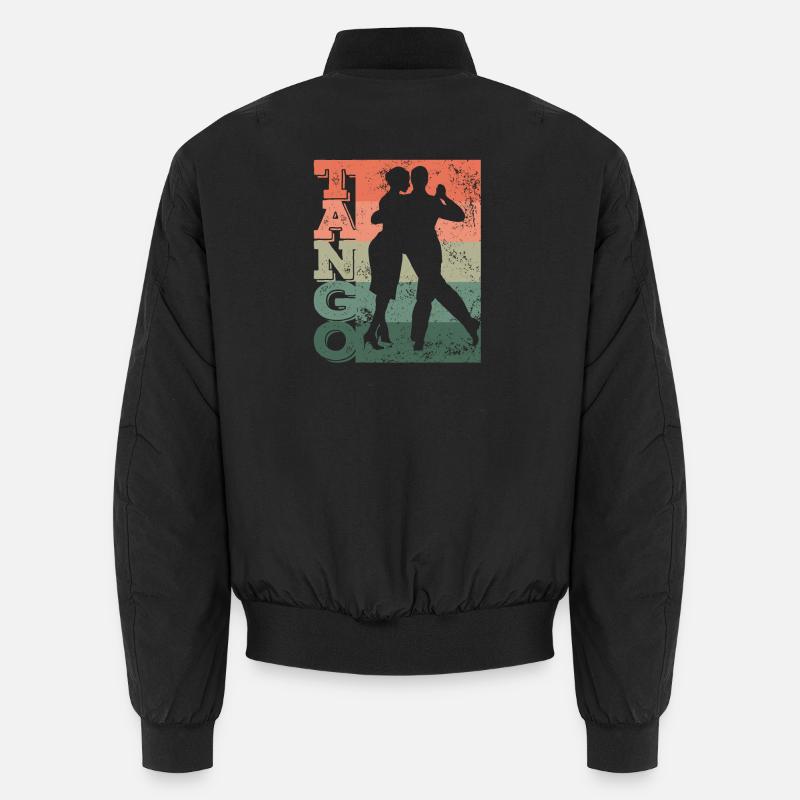 Tango Argentino Retro Vintage Tango Vals Dance Unisex Bomber Jacket