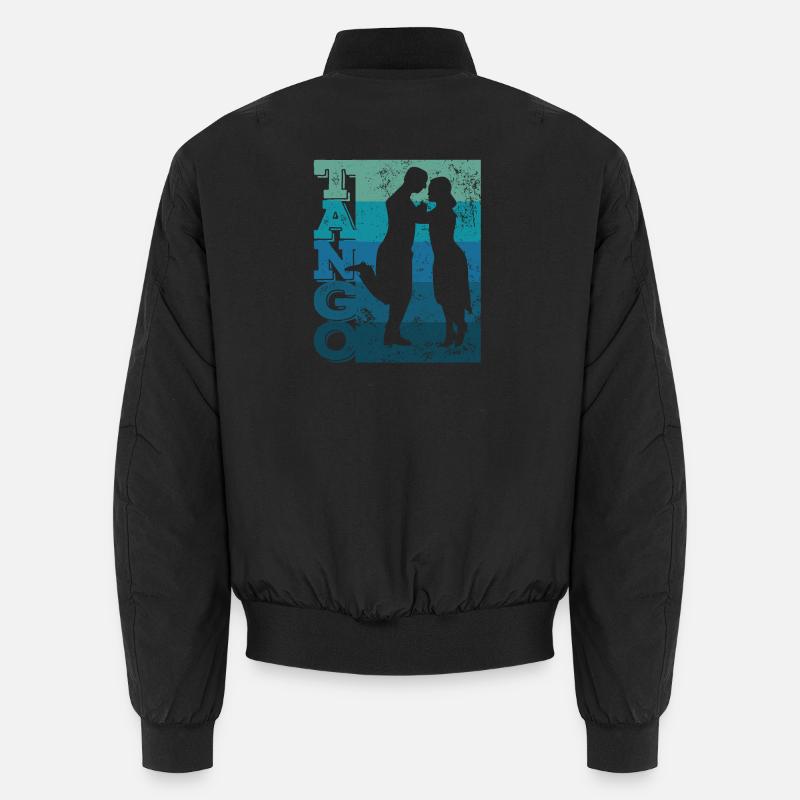 Tango Argentino Retro Vintage Tango Vals Dance Unisex Bomber Jacket