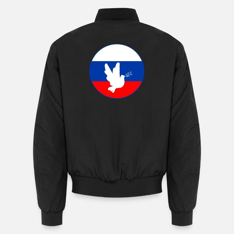 Colombe du drapeau russe Bomber unisexe