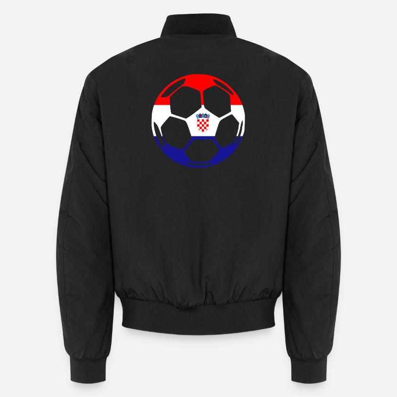 ballCROATIA - Bomber unisexe - noir
