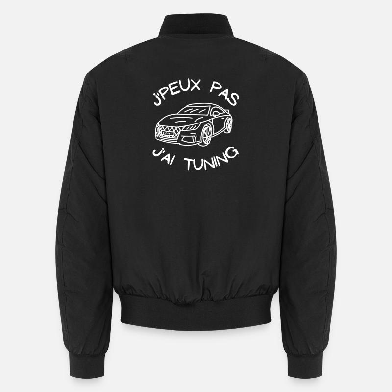 tuning, fan de tuning, mécanique - Bomber unisexe - noir