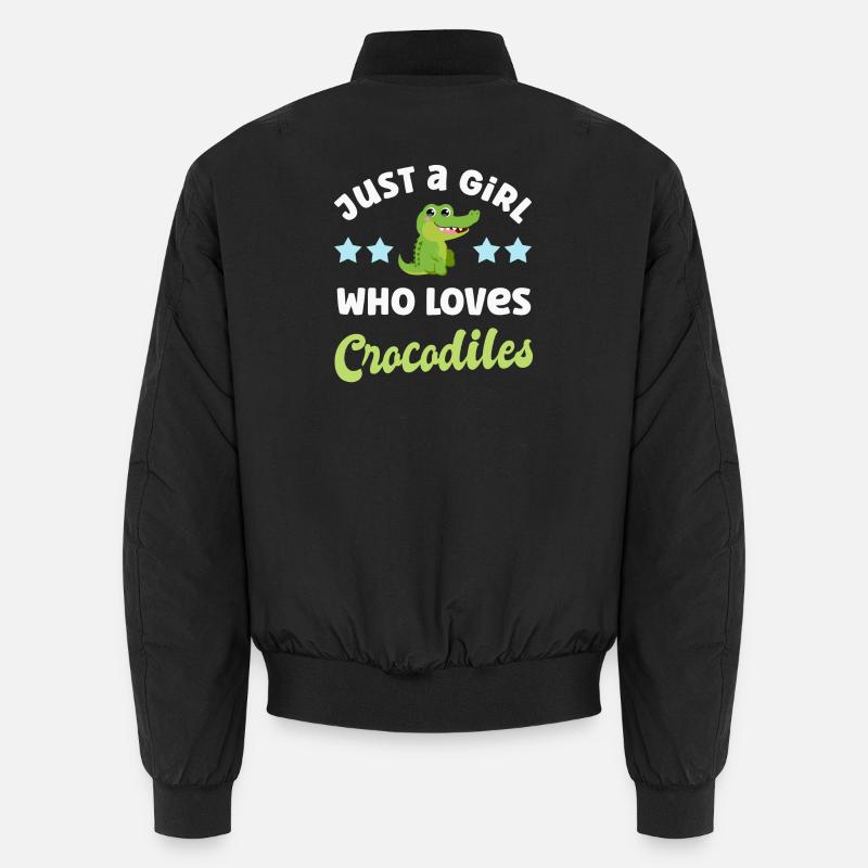 Crocodile Crocodiles - Bomber unisexe - noir