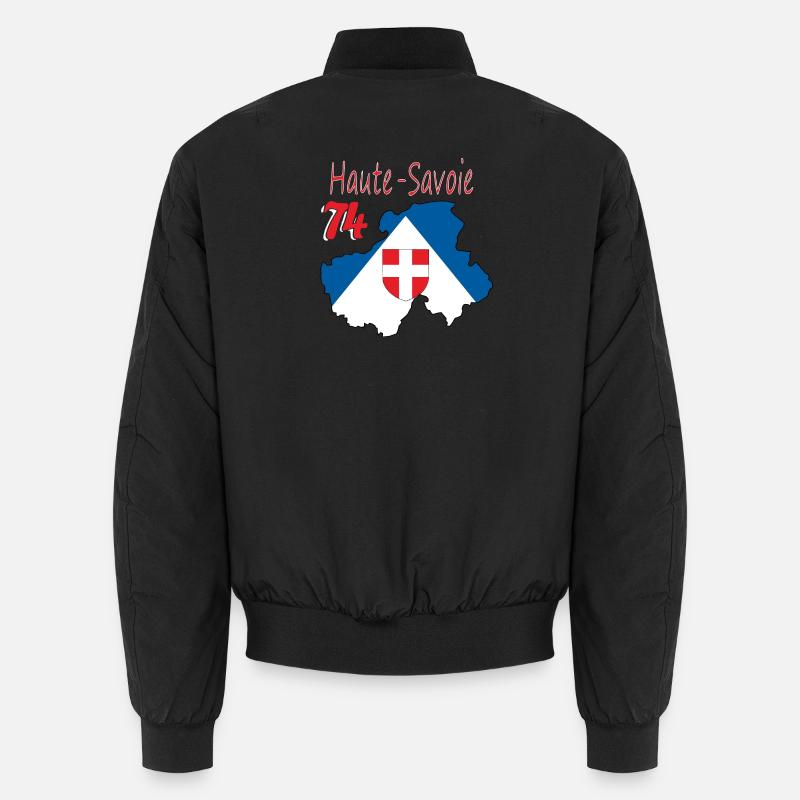 Haute-Savoie - Unisex Bomber Jacket - black