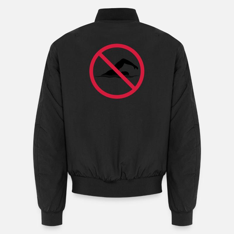Forbidden Shield Swimming Unisex Bomber Jacket