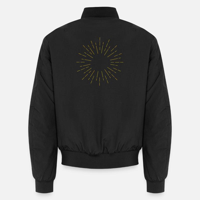 Sonne Sonnenstrahlen Unisex Bomberjacke