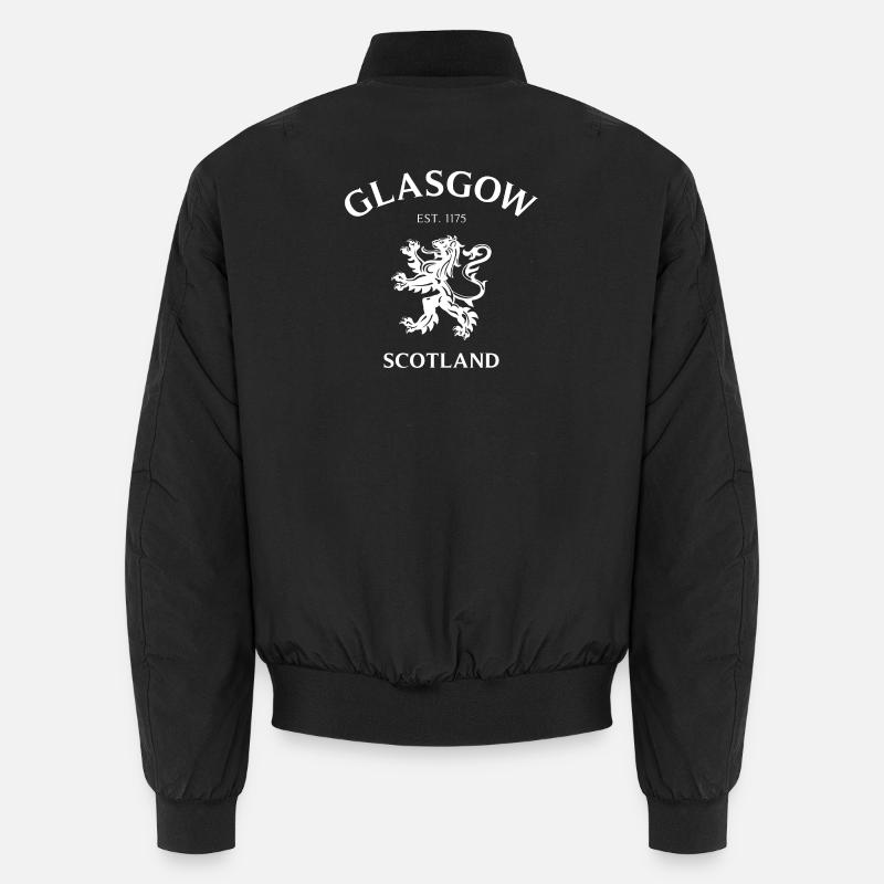 GLASGOW Écosse Schottland - Bomber unisexe - noir