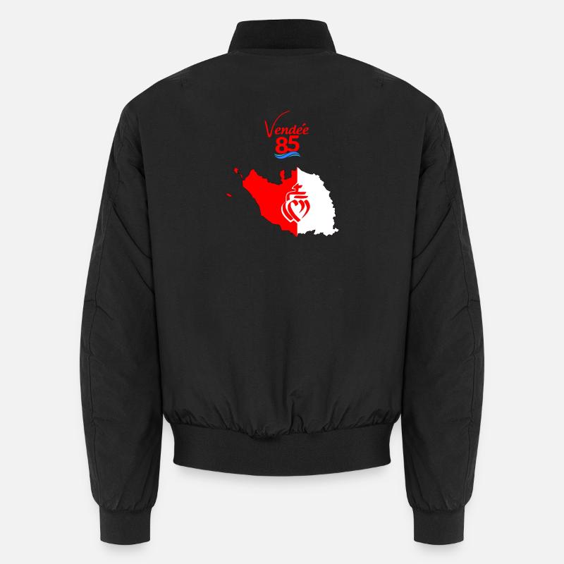 Vendée - Unisex Bomber Jacket - black