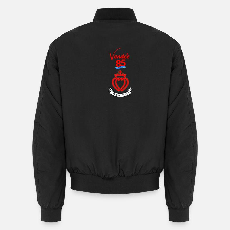 Vendée - Unisex Bomber Jacket - black