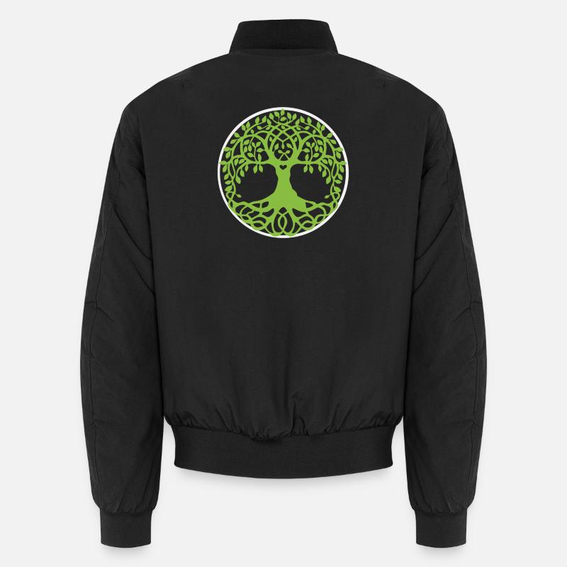 Mandala Arbre de Vie Bomber unisexe