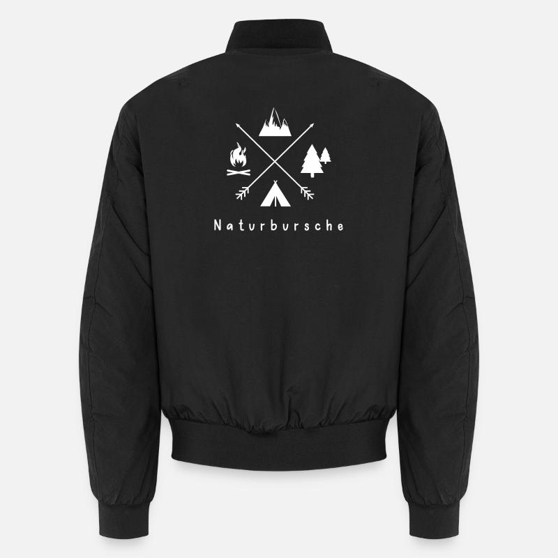 Camper Naturbursche - Unisex Bomberjacke - Schwarz
