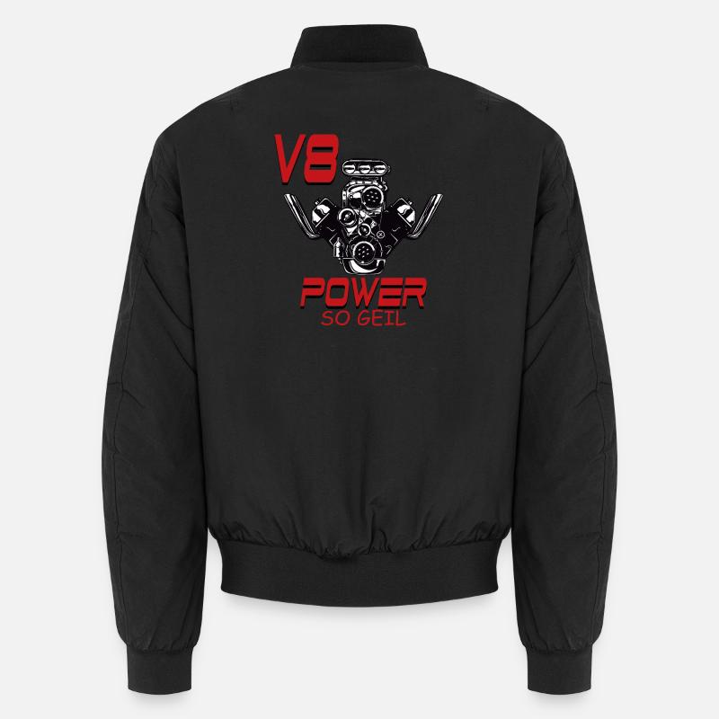 V8 Power so Geil Unisex Bomberjacke