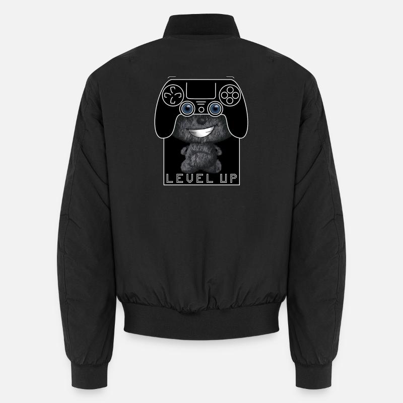 Manette Level Up Mignon - Bomber unisexe - noir