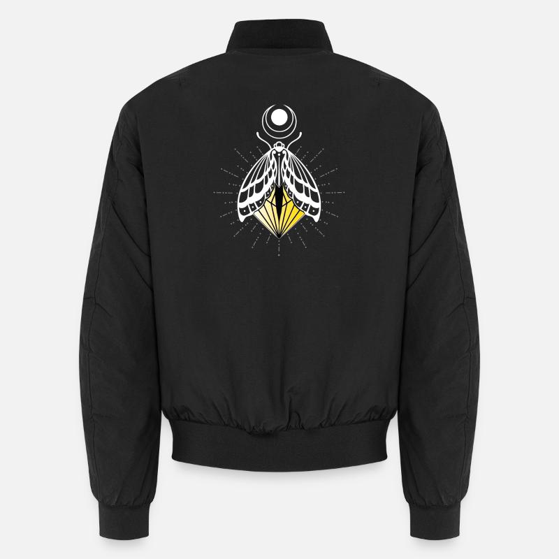 Firefly Moth Moth Moth - Bomber unisexe - noir