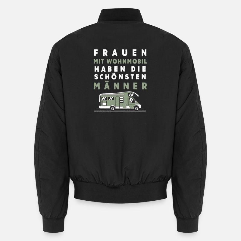 Frauen Mit Wohnmobil Schönsten Männer Unisex Bomberjacke
