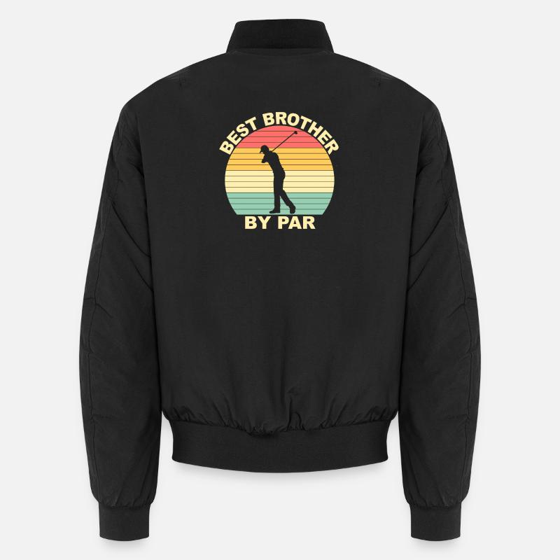 Best Brother By Par - Golfing Unisex Bomber Jacket